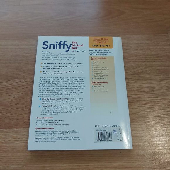 Mix & Match 3 for $10 Books! - Sniffy the Virtual Rat - Picture 6 of 8